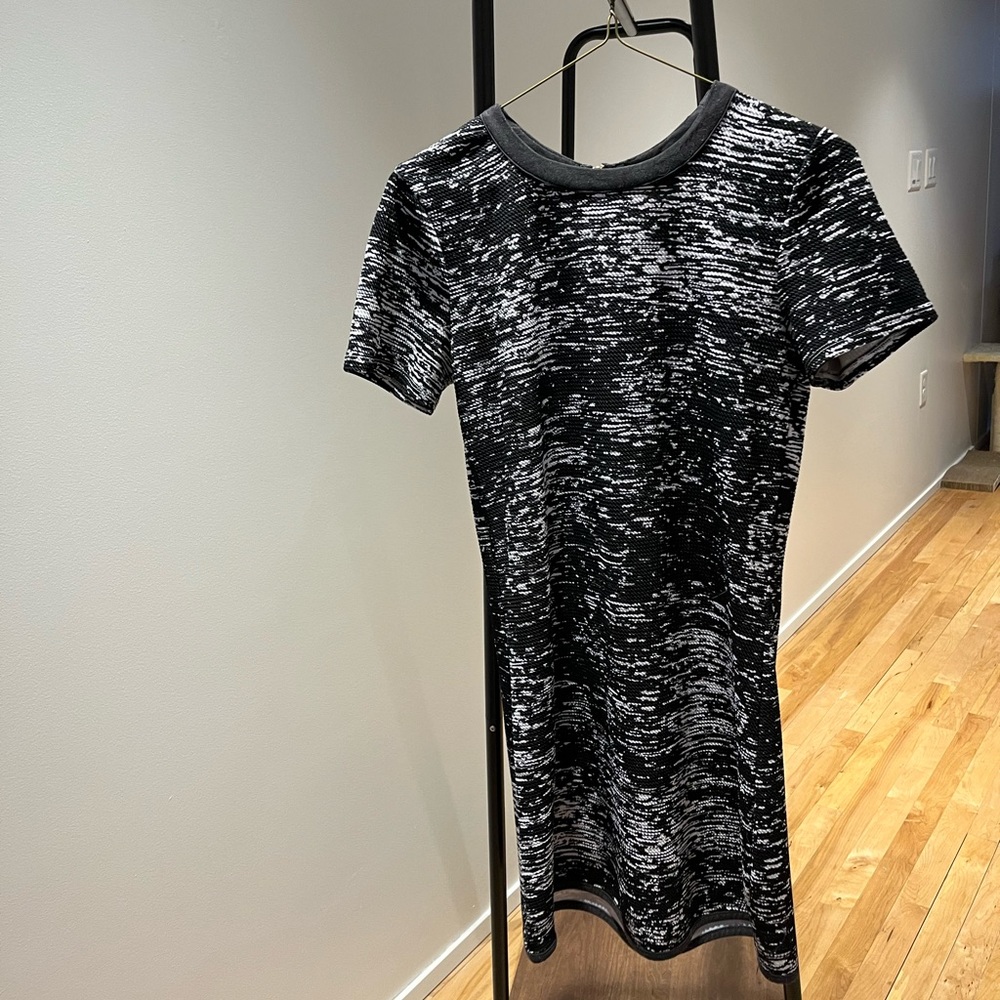 Black and white dress